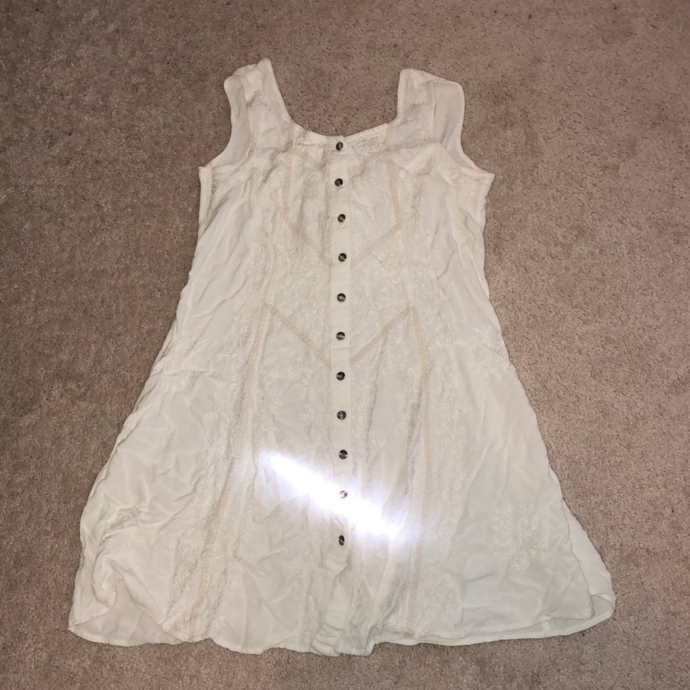 White short dress